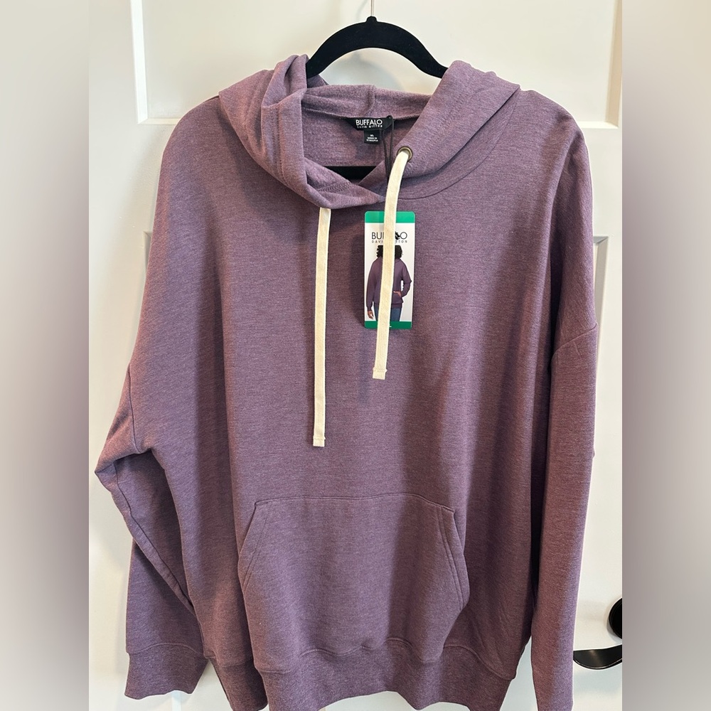 Buffalo David Bitton Purple Hoodie